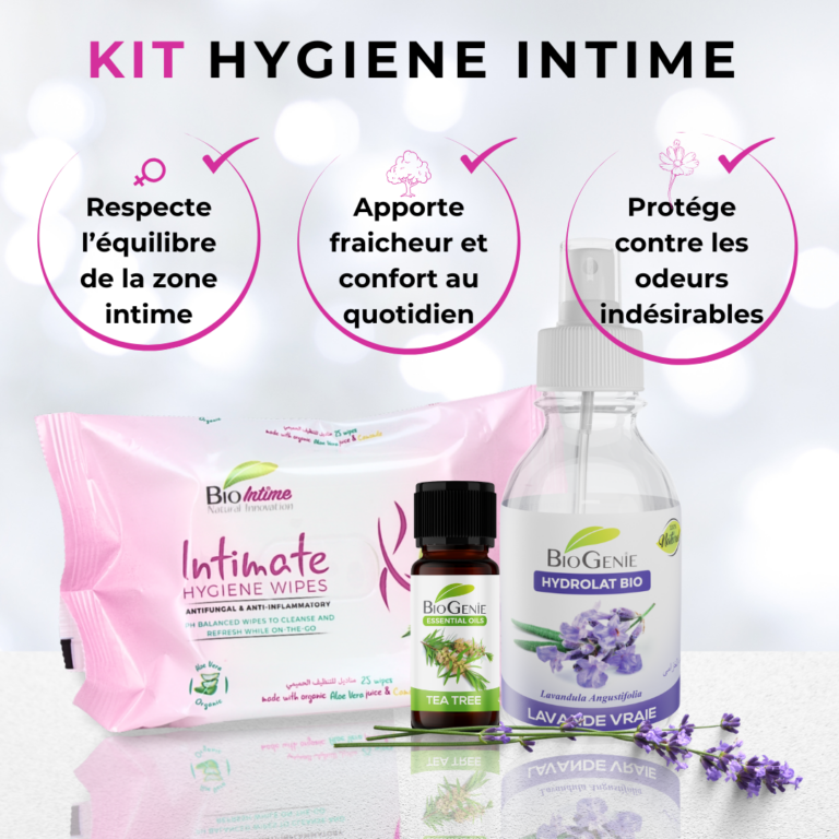 lingette intime, tea tree, lavande vraie