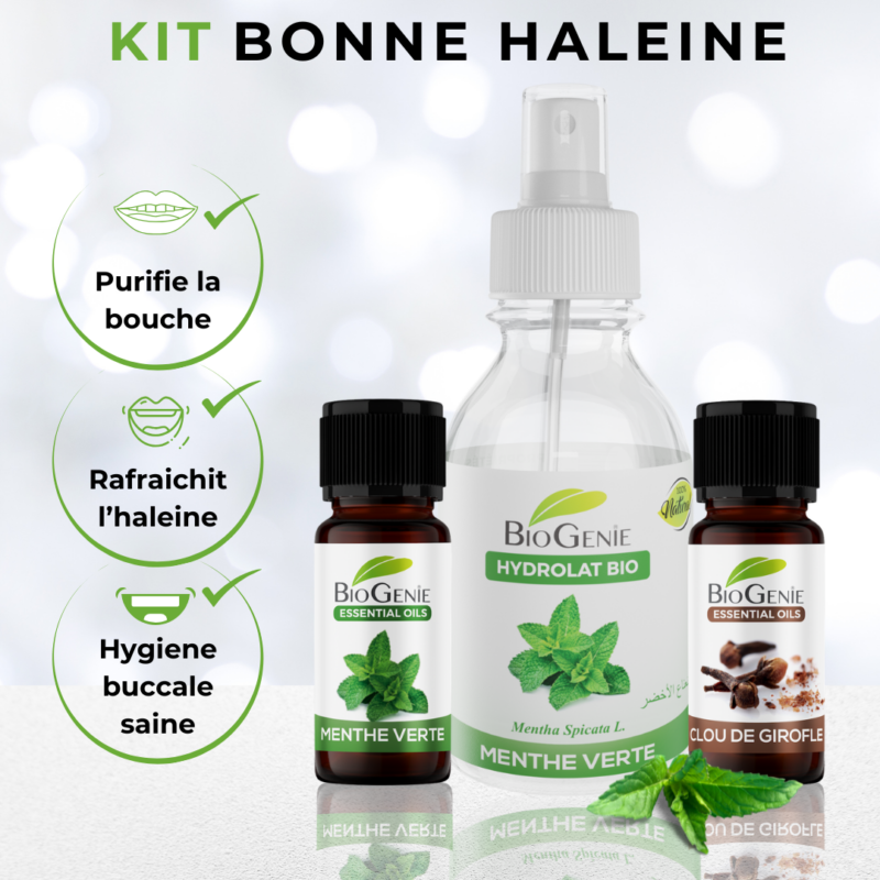 menthe verte, clou de girofle